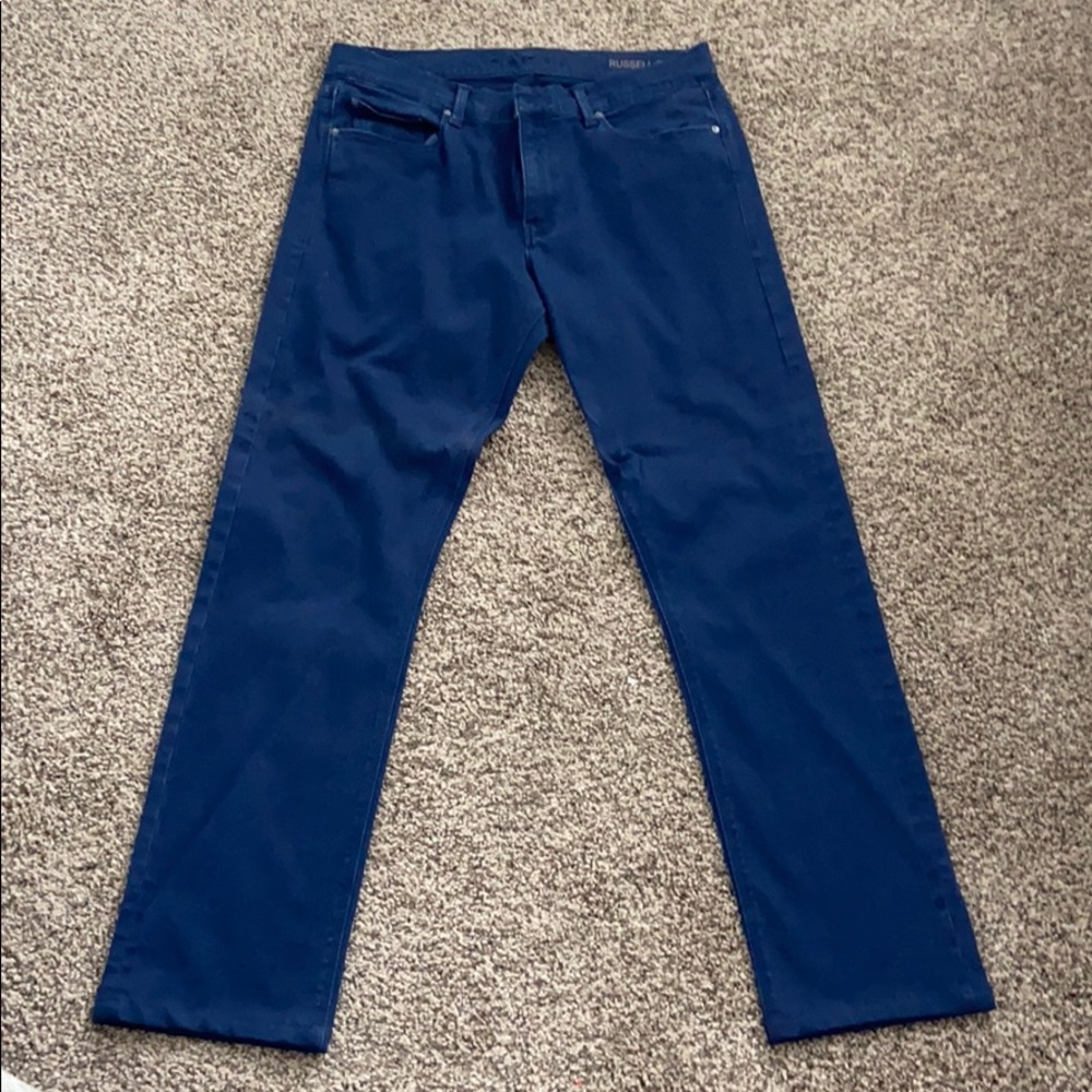 Like new blue jeans